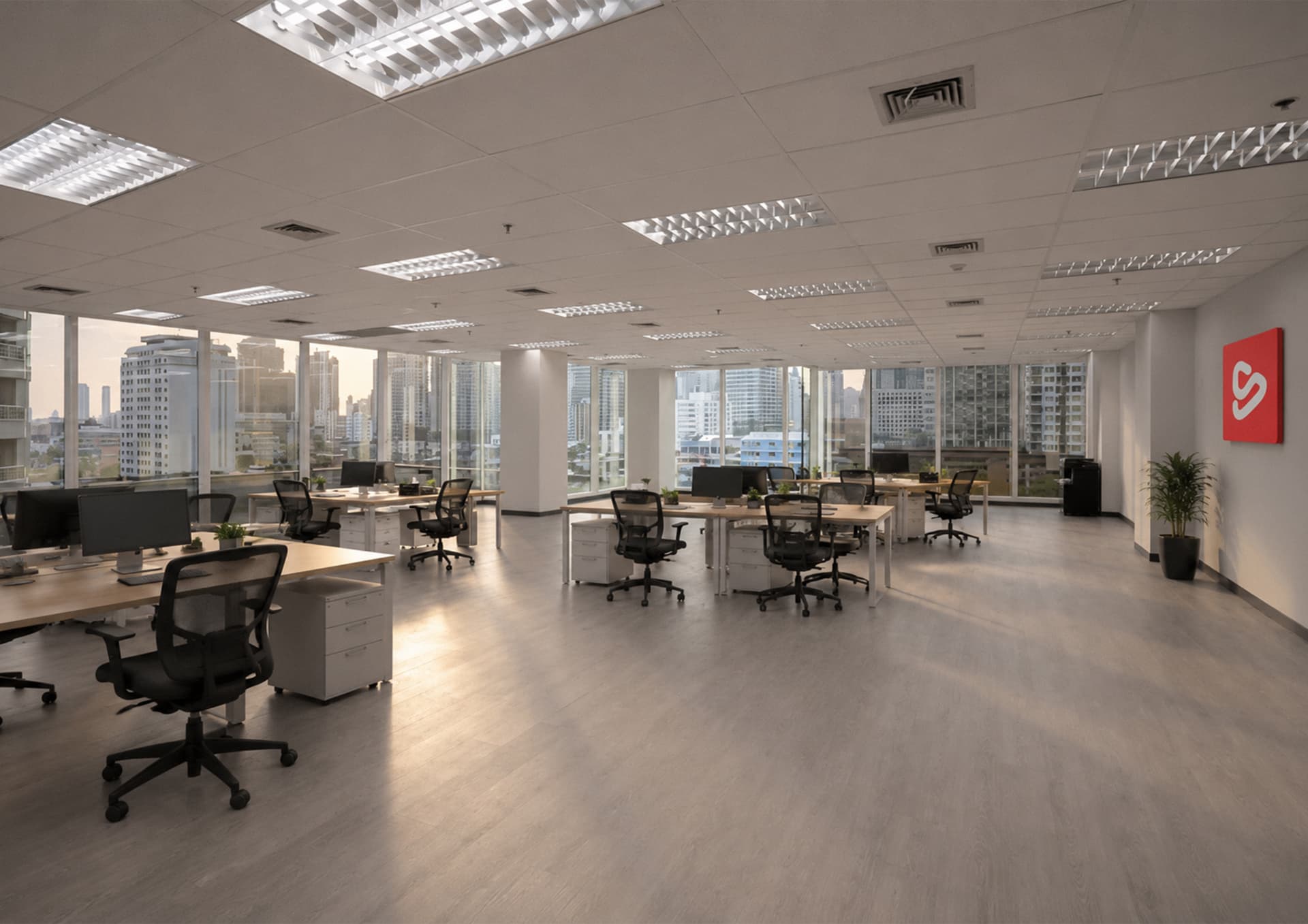 Inside the Bangkok production office